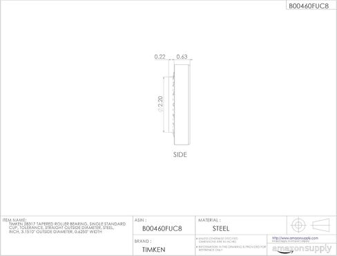 كأس محمل الأسطوانة Timken مدبب - 28317 in Saudi Arabia