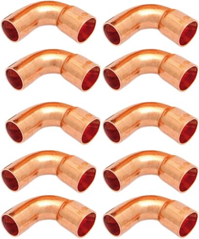 جودة HVAC Copper Fittings USA (10 Pack 3/8 Long Bell 90) in Kuwait