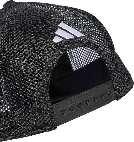 Adidas للجنسين - مرسيدس - AMG Petronas Formula 1 Team Trucker Cap ، أسود/أبيض ، مقاس واحد in Saudi Arabia