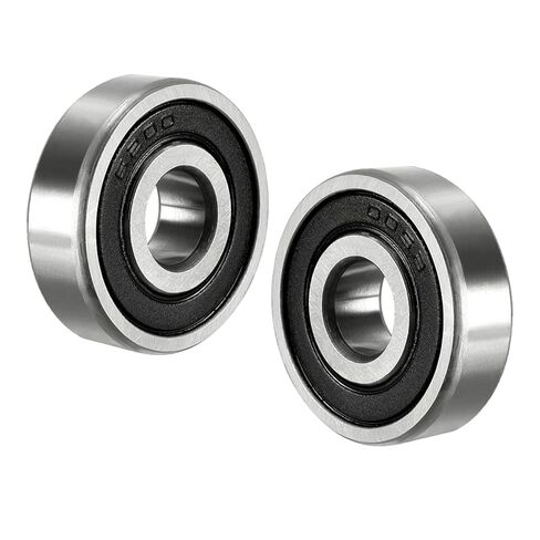 2pcs 6200-2rs الكرة تحمل مزدوجة محامل الأخدود العميقة 180200 للمضخات والتوربينات والطباعة وآلات النسيج in Saudi Arabia