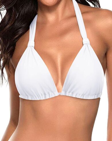 Women Triangle Bikini Top Only 2025 String Halter Sexy Swimsuit Bathing Suit Top in Saudi Arabia
