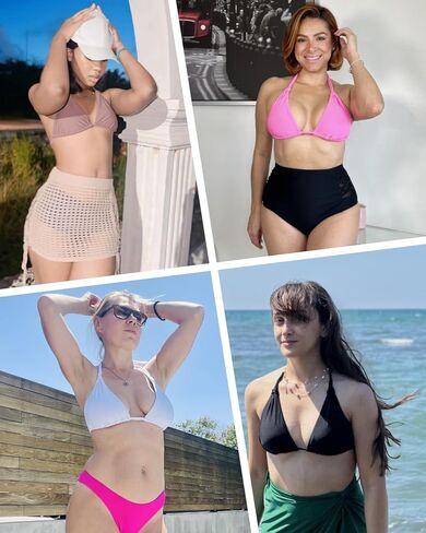 Women Triangle Bikini Top Only 2025 String Halter Sexy Swimsuit Bathing Suit Top in Saudi Arabia
