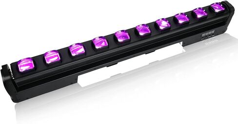 Betopper 10x15w RGBW Moving Beam LED Light Bar,10 Eye Stage Light Strobe Beam Like Spider RGBW 4IN1 DMX 512 & Sound Activated DJ Lighting for Theater KTV Club Ball Disco Event L1015(1) in Saudi Arabia