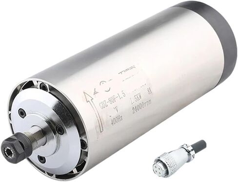 1.5kw ER11 محرك مغزل مبرد بالهواء 220V 380V القطر 80 مم 24000 دورة في الدقيقة 4 محامل (1.5 كيلو وات 380V) in Saudi Arabia