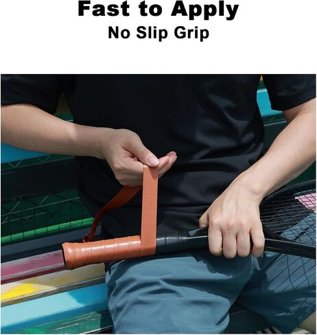 8 Pack Tennis Racket Grip Tape - Tacky Overgrip Non-Slip Sweat-Absorbing Cushion Wrap for Tennis, Pickleball, Badminton, Golf, Baseball, Bat, Universal Grip Tape in Kuwait