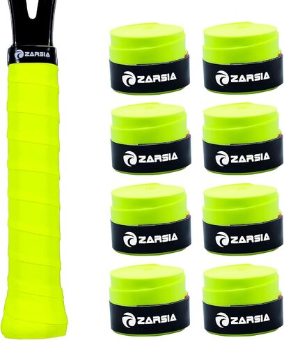 8 Pack Tennis Racket Grip Tape - Tacky Overgrip Non-Slip Sweat-Absorbing Cushion Wrap for Tennis, Pickleball, Badminton, Golf, Baseball, Bat, Universal Grip Tape in Kuwait