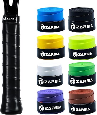 8 Pack Tennis Racket Grip Tape - Tacky Overgrip Non-Slip Sweat-Absorbing Cushion Wrap for Tennis, Pickleball, Badminton, Golf, Baseball, Bat, Universal Grip Tape in Kuwait