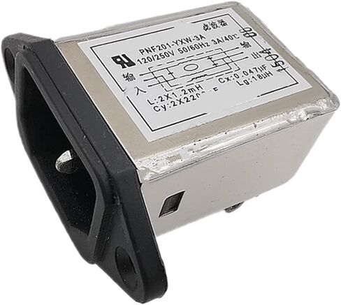 Three-pin Socket Power Filter PNF201-YXW-3A Onboard pin AC Socket Power Filter in Saudi Arabia