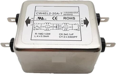 CW4EL2-20A-T Single-Phase Power Filter Enhanced 220V 20A30A Dual Filter(CW4EL2-20A-S) in Saudi Arabia