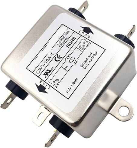 CW3 6 10 20A T Interference Purification Power Filter Single Phase AC 220V(CW3-10A-Tsingle-stagefiltering) in Saudi Arabia