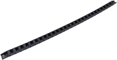 1 Meter R38 Black Nylon Cable Mechanical Transmission Drag Chain Wire Carrier for 3D Printer CNC Machine 18x25mm in Saudi Arabia