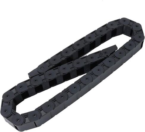 1 Meter R38 Black Nylon Cable Mechanical Transmission Drag Chain Wire Carrier for 3D Printer CNC Machine 18x25mm in Saudi Arabia