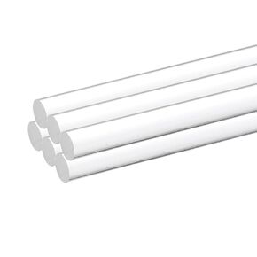 MECCANIXITY Acrylic Round Rods 1" x 12" Clear Acrylic Dowel Rods Sticks Plastic Sticks Strip for DIY Crafts Lighting Gardening Decoration - 25mm x 300mm in Kuwait
