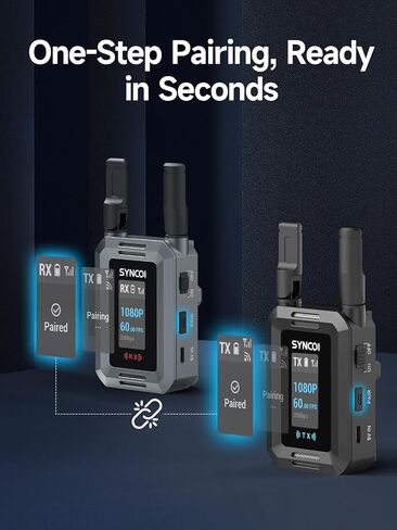 Synco اللاسلكي نظام نقل الفيديو HDMI ، Xvision 1080p 60fps HD مرسل ومستقبل مع إخراج HDMI مزدوج وتوصل إلى 0.04S الكمون 984f in Saudi Arabia
