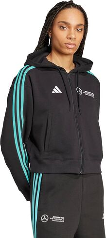 Adidas Mercedes-AMG Petronas F1's Women's Cult-zip Hoodie in Kuwait