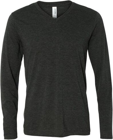 Bella + Canvas Men's Jersey Long Sleeve T-Shirt (3501) Heather Brown in Saudi Arabia