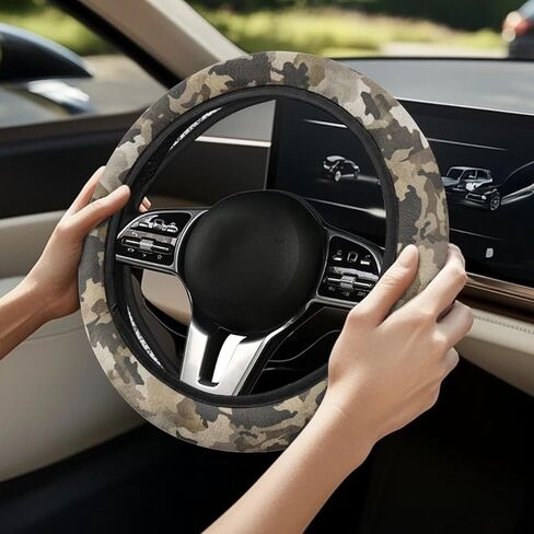 Sunflower Chicken Print Steering Wheel Cover for Women Men Trendy Design Car Interior Decor & Protector Cover for Steering Wheel in Kuwait