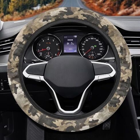 Sunflower Chicken Print Steering Wheel Cover for Women Men Trendy Design Car Interior Decor & Protector Cover for Steering Wheel in Kuwait