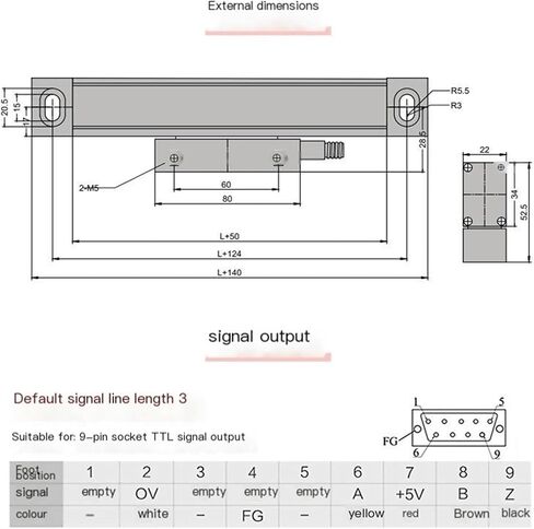 مقياس JWE5-450 5UM قياس مستشعر الإزاحة الرقمية القراءة (JWE5-700MM-5UM) in Saudi Arabia