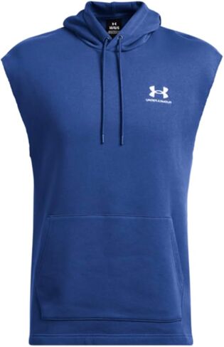 Under Armour Men's UA Icon Fleece Sleeveless Hoodie (US, Alpha, Medium, Regular, Regular, Tech Blue 432) in Saudi Arabia