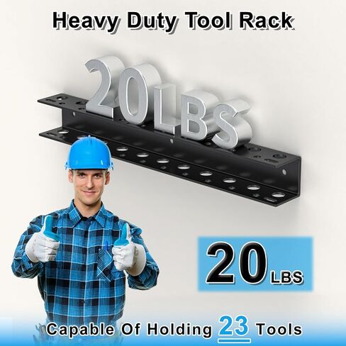 Screwdriver Organizer Wall Mount,Heavy Duty Metal Utility Storage Rack for Screwdrivers Calipers Small Tools,Screw Driver Holder Suitable Garages Homes Workshops Sheds(1PC) in Saudi Arabia