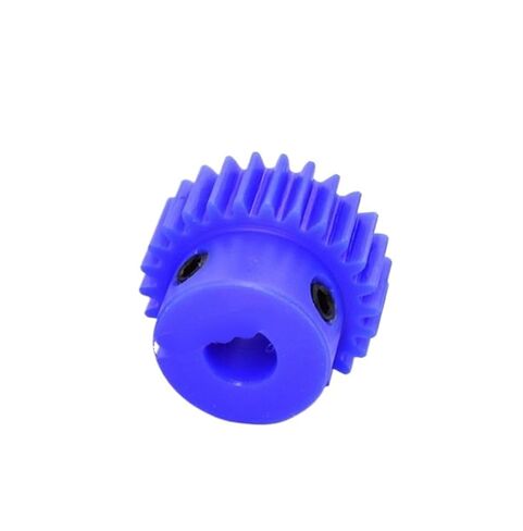 Pinion Hardware for Mechanical Rotation 1pcs Blue Nylon Spur Gear Pinion 1.5M 15 Tooth-30 Tooth Motor Gear with Step Plastic Gear Bore Size 8mm(28 Teeth) in Kuwait