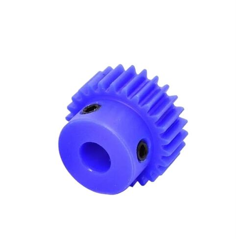 Pinion Hardware for Mechanical Rotation 1pcs Blue Nylon Spur Gear Pinion 1M 15 Tooth-60 Tooth Mode 1 Motor Gear with Step Plastic Gear Bore Size 7mm(24 Teeth) in Kuwait