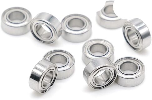 10Pcs SMR84ZZ 4X8X3 Mm Stainless Steel Ball Bearings in Saudi Arabia