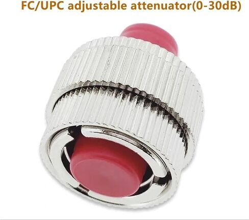 Adjustable Fiber attenuator 0~30db FCUPC FCA SCA SCUPC ST LC FM Female-Male ftth Variable SM attenuator Simplex 5pcs(0-30dB FC FM) in Kuwait
