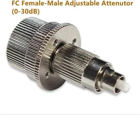 Adjustable Fiber attenuator 0~30db FCUPC FCA SCA SCUPC ST LC FM Female-Male ftth Variable SM attenuator Simplex 5pcs(0-30dB FC FM) in Kuwait