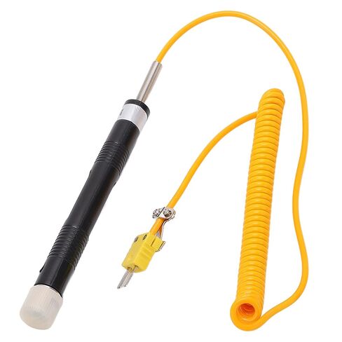 K -Type Type Handheld ThermoCouple Probe ، NR 81531B -50-500 ℃ نطاق قياس مستشعر Tempreture مستشعر مستقيم SHANK THERMOCOUPLE لقياس درجة الحرارة in Kuwait