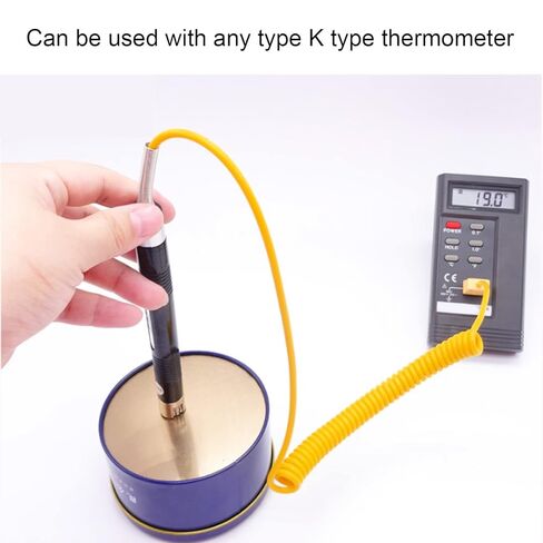 K -Type Type Handheld ThermoCouple Probe ، NR 81531B -50-500 ℃ نطاق قياس مستشعر Tempreture مستشعر مستقيم SHANK THERMOCOUPLE لقياس درجة الحرارة in Kuwait