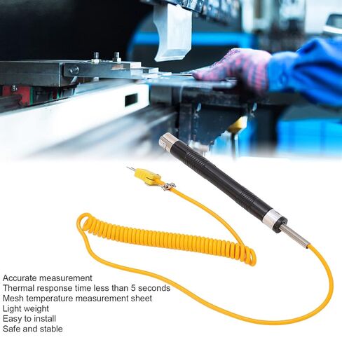 K -Type Type Handheld ThermoCouple Probe ، NR 81531B -50-500 ℃ نطاق قياس مستشعر Tempreture مستشعر مستقيم SHANK THERMOCOUPLE لقياس درجة الحرارة in Kuwait