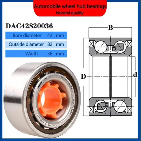 1PCS Wheel Hub محمل DAC42820036 306 93-00 406 1995-2004 ؛ شريك 96 BA2B446047 GB40574 BA2B446047EB (DAC42820036-2RS) in Saudi Arabia