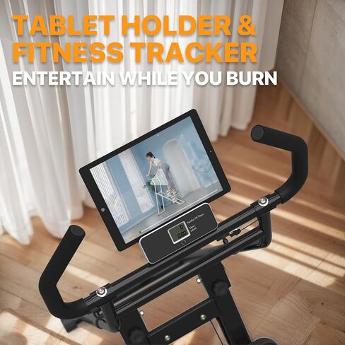 MACYO Stair Stepper for Home Workout - Full-Size Foot Pedals with Tablet Holder, Foldable Stepping Climbers, Easy Assembly, Compact Design for Cardio & Leg Training in Saudi Arabia