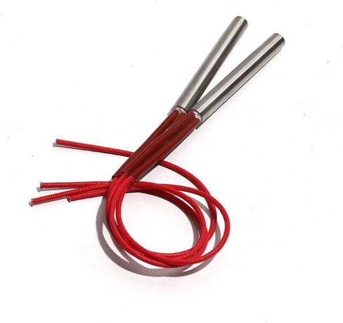 أنبوب تسخين رأس واحد من Biran 12x80mm/12x82mm/12x85mm/12x90mm/12x95mm 250w/280w AC110V-380V 201ss 10pcs (220v ، 150w 12x90mm) in Saudi Arabia
