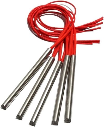 Biran 9.5mm تصاعد من سخان خرطوشة أنابيب التدفئة الكهربائية أحادية الرأس 120-135 مم 300W/320W 110V/220V/380V 5PCS/LOT (380V ، 300W 9.5x120mm) in Saudi Arabia