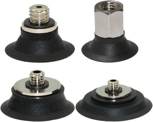 1Pcs ZP2-TB10/15/20/25/30MTGN/MTGS-B5/H5 Mini Vacuum Sucker Single Layer Black Anti-Static Flat Round Vacuum Suction Cup(ZP2-TB10MTGS-H5) in Saudi Arabia