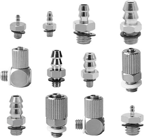 10pcs M-3AU-3 M-5AU-6 M-3HL-4 M-5HL-6 M-6HL-4 MINI BARBAR MINI COPPER IRON COPPOW CONBOW CONSTIONS PNEUMATIC MOONTIONS (M-3HL-4V) in Saudi Arabia