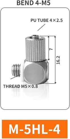 10pcs M-3AU-3 M-5AU-6 M-3HL-4 M-5HL-6 M-6HL-4 MINI BARBAR MINI COPPER IRON COPPOW CONBOW CONSTIONS PNEUMATIC MOONTIONS (M-3HL-4V) in Saudi Arabia