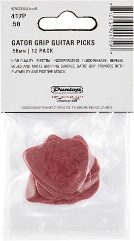 Dunlop Gator Grip®, Red, 58mm, 12/Player's Pack in Saudi Arabia
