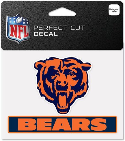 Wincraft Chicago Bears 4 "× 5" شعار شعار القطع المثالي in Saudi Arabia