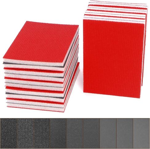 18 PCS 180-2500 حصى من الصنفرة ، وسادات الإسفنج الرملية الفائقة ، وكتل الصنفرة للخشب ، ووسادة الرملية الرملية الإسفنجية للأثاث الخشبي ، والموديلات ، والهاتف ، والأسطح المعدنية in Saudi Arabia