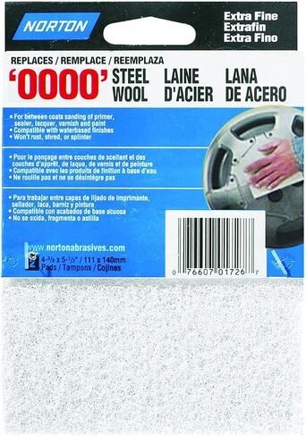 Norton 01726 صوف الصلب الاصطناعي ، أبيض ، 2 عبوة ، أبيض ، 4-3/8 & quot x 5-1/2 & quot in Saudi Arabia
