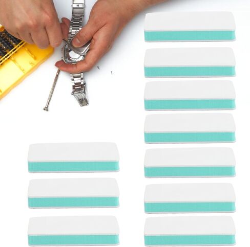 10pcs santing sanding sancge 1000 5000 الحصباء الكتل الرملية متعددة الوظائف لتلميع الأظافر حزام مع كتل الصنفرة الرغوية ، التنظيف ، عمل السيارات in Saudi Arabia