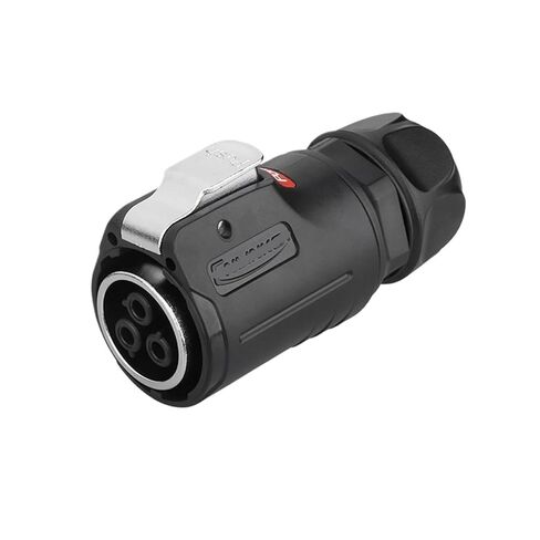 LP24 التثبيت العكسي 3-core (25A) موصل سلك مصباح LED قابس الطيران (قابس أنثى) in Saudi Arabia