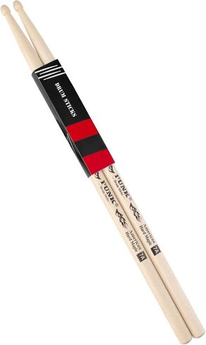 Drum Sticks 7A Drumsticks American Hard Maple Wood Tip Stick مثالية لالتقاط الطبول من جميع المستويات ، وتستخدم للطبول والإيقاع والممارسة (Hard Maple 7A-1P) in Kuwait