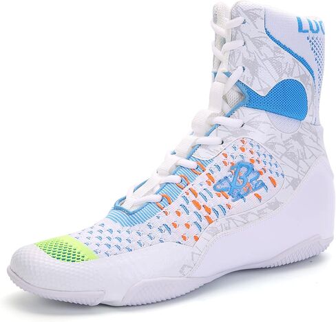 Men's Boxing Shoes High Top – Lightweight & Breathable Training Shoes for Boxing, Kickboxing, MMA, Gym & Combat Sports LS198 in Kuwait