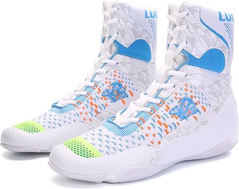 Men's Boxing Shoes High Top – Lightweight & Breathable Training Shoes for Boxing, Kickboxing, MMA, Gym & Combat Sports LS198 in Kuwait
