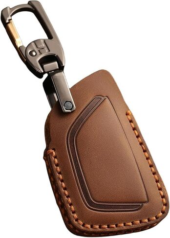 Premium Leather 5-Button Key Fob Cover for Honda Prologue 2024 2025, Compatible with Acura ZDX 2024 2025 Remote Key Holder Case Accessories (Black) in Kuwait